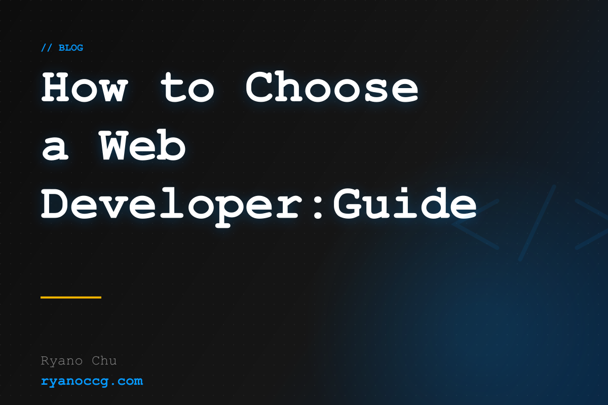 How to Choose a Web Developer in Malaysia: Complete 2026 Guide