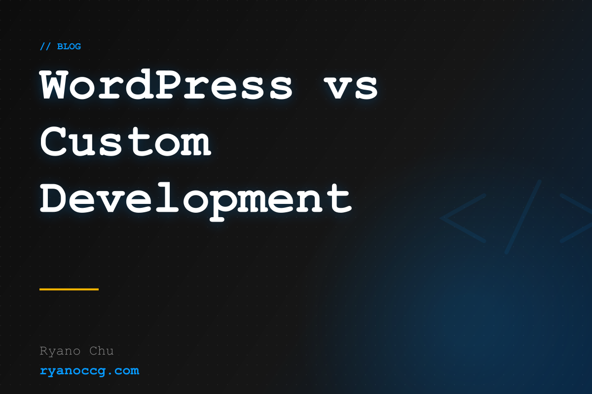 WordPress vs Custom Development: Which Should Malaysian SMEs Choose?